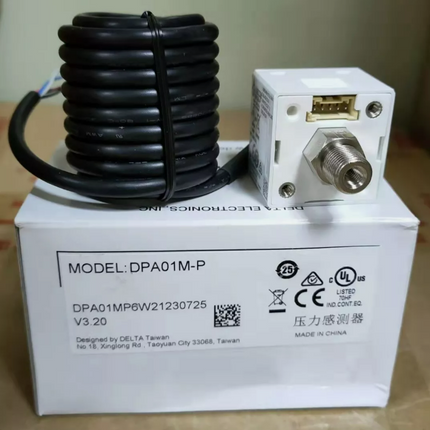 DPA01M-P - SENSOR DE PRESSÃO COM FAIXA DE AJUSTE -100~100KPA - NPN- Delta