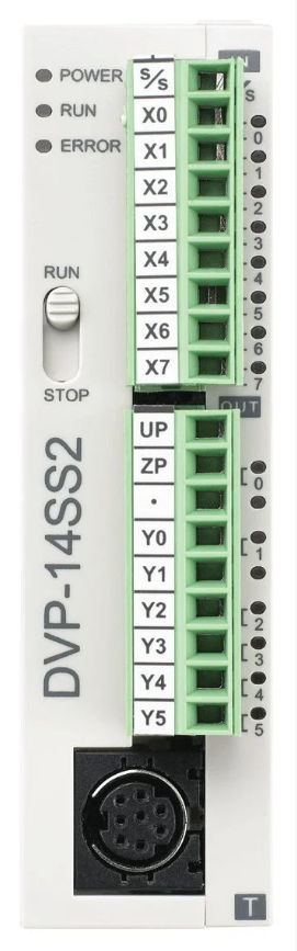 DVP14SS211T - Controlador Lógico Programável 8ED/6SD Transistor Delta