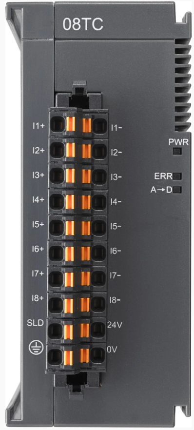 AS08TC-A Módulo de expansão analógico 8 canais de entrada termopar para CLP AS300/200 Delta