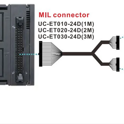 UB-10-ID16A Módulo terminal externo para expansão de 16 I/O digitais do CLP AS300/200 Delta
