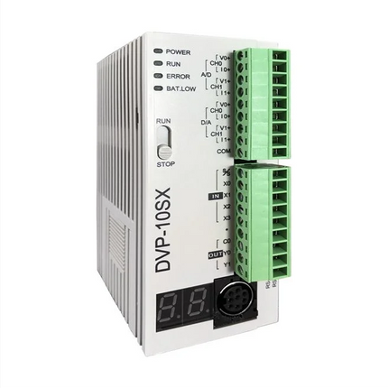 DVP10SX11R Controlador Lógico Programável CPU 4ED/2SD Relé 2EA/2SA Delta