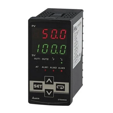 DTB4896RR Controlador de Temperatura Avançado, Frontal 48X96mm, RS485, 2 Saídas Relé, Alim: 100 ~240V CA Delta