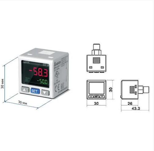 DPA01P-P Sensor de pressão com faixa de medição de -100kPa ~ 100kPa Delta