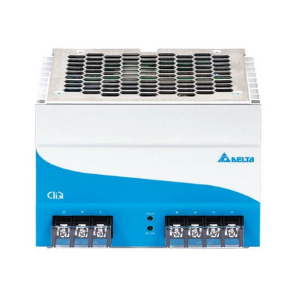 DRP024V480W1AA Fonte de Alimentação 24Vdc 20A p/trilho DIN gabinete alumínio DELTA