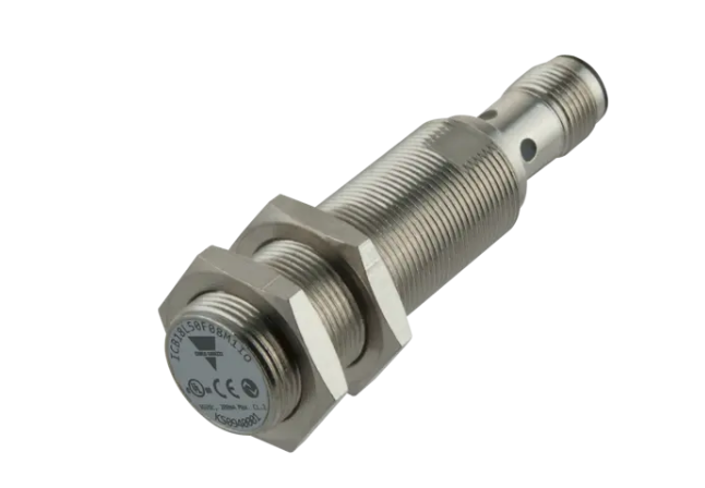 ICB18L50F08M1IO - SENSOR INDUTIVO M18x73MM Ds8MM OI LINK CNT M12 FACEADO