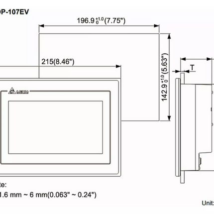 DOP107EV - IHM 7  TAM.5.6  800X480 B ETH EV