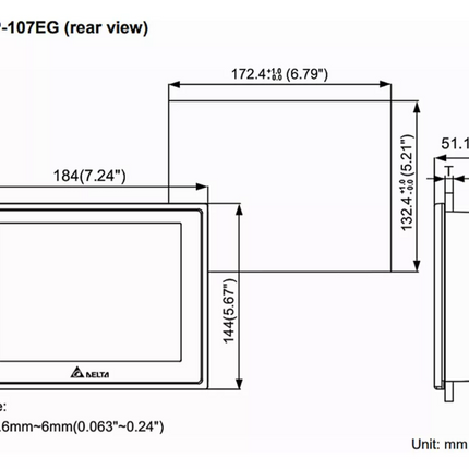 DOP107EG - IHM 7  TAM.5.6  800X600 B ETH EG SD CARD
