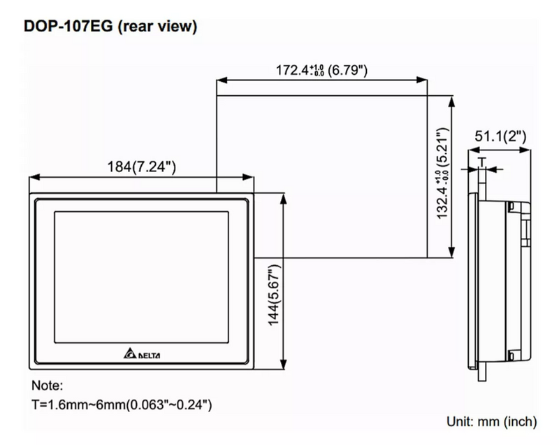 DOP107EG - IHM 7  TAM.5.6  800X600 B ETH EG SD CARD