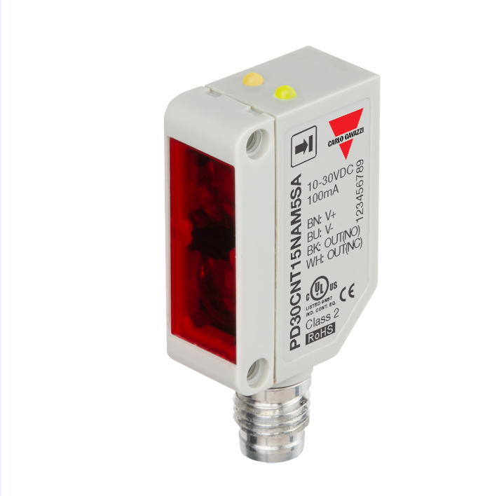 PD30CNT15NAM5SA - SENSOR FOTOELÉTRICO 10X30X20MM NPN NA+NF CONECTOR M8 RECEPTOR