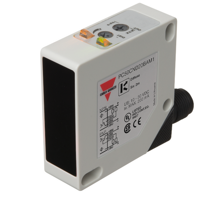 PC50CND20BAM1 - SENSOR FOTOELÉTRICO 50x50mm DIFUSO Ds 2M PNP/NPN NA+NF