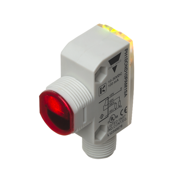 PH18CND10PAM1SA - SENSOR FOTOELÉTRICO M18X44 DIFUSO Ds1M PNP NA+NF CONECTOR M12
