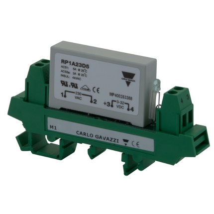 RP1A23D3M1 -  RELÉ ESTADO SÓLIDO 1F 3AMP COM.4~32VCC FOR.230VAC