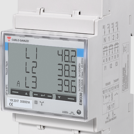 EM330DINAV53HS1PFA - MEDIDOR DE ENERGIA DIN RS 485 230/400vac