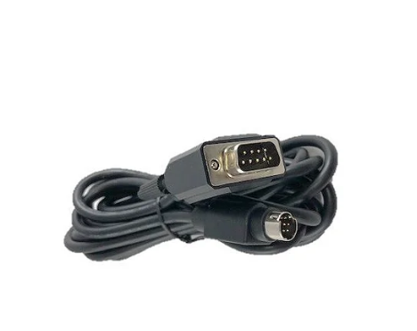 UCMS03006A - Cabo de comunicação com IHM DOP-100 e TP com CLP Família DVP - 1 DB9 Macho e 1 Mini DIN - 3m