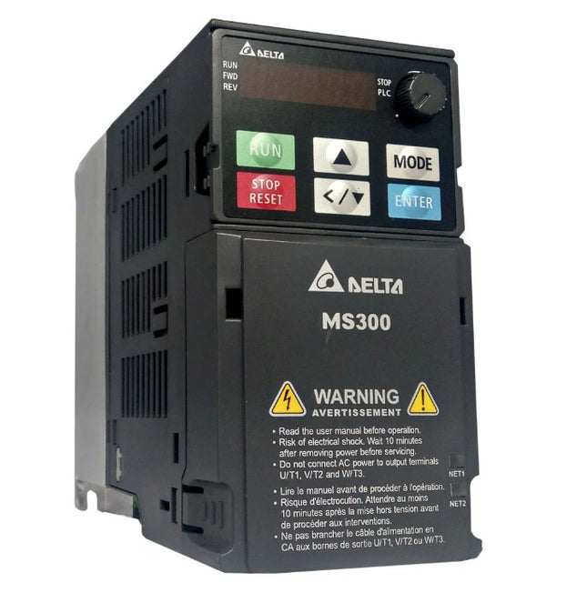 VFD4A8MS23ANSAA- Inversor de Frequência Delta 3F 1CV(0,75KW) 4,8A 220V