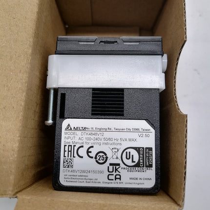 DTK4848V12 - CONTROLADOR DE TEMPERATURA 48X48MM SAIDA SSR+1 AL 100 240VAC RS485