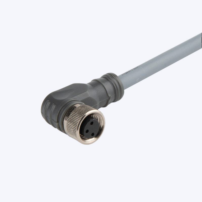 CONE53NFA5 - CABO COM CONECTOR M8 90° 5MTS 3 FIOS