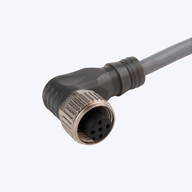 CONE14NFA10P - CABO COM CONECTOR M12 90° 10MTS 4 FIOS