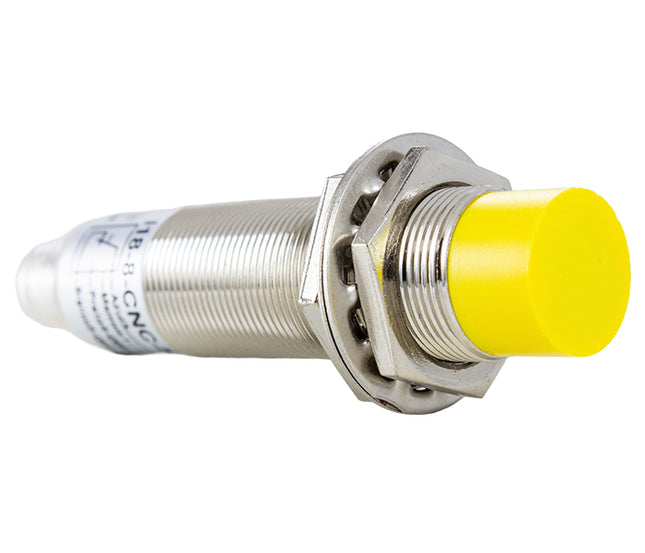 I18-8-CNC-K12 - Sensor Indutivo Não Faceado NPN 8mm - NA+NF - Conexão M12