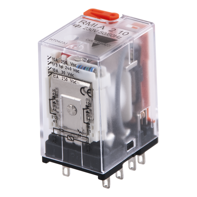 RMIA21024VAC - RELE 8 PINOS 10AMP 24VAC