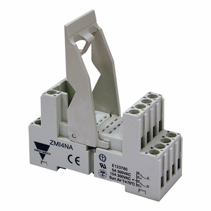 ZMI4NA - BASE FIX DIN RELE 14 PINOS 10AMP