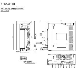 ASD-B2-0721-B Servo Drive Delta Linha B2 750W 220V 1/3F