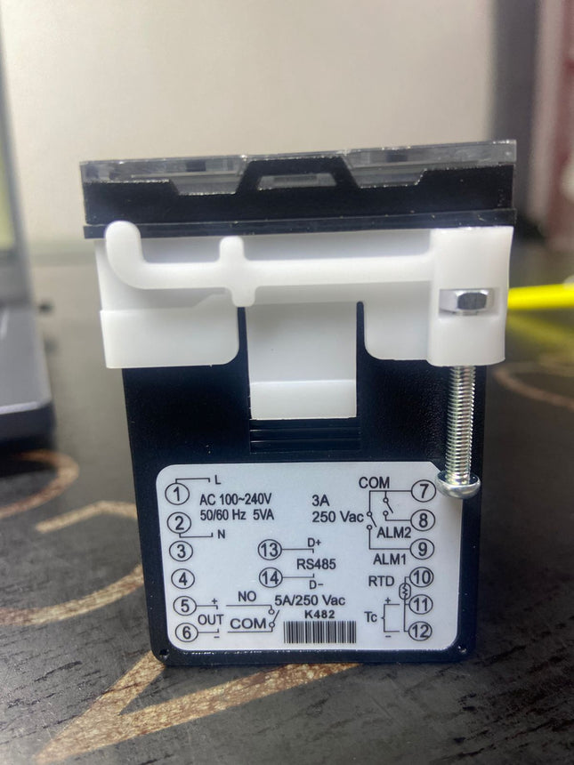 DTK4848V02 - CONTROLADOR DE TEMPERATURA 48X48MM SAIDA A TENSÃO+2AL 100 240V